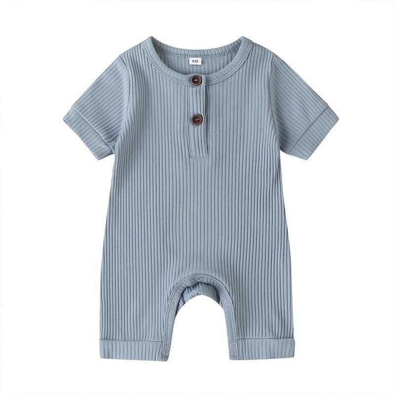 Summer Short-Sleeved Onesie Romper for Baby Girls and Boys - Twinklee