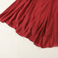 Red Chiffon Suspender Dresses for Mom and Daughter