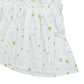 White Star Print Lantern Sleeve Mom-Daughter Matching Princess Dresses