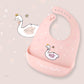 Cartoon Waterproof Silicone Baby Bibs Silicone Adjustable Aprons