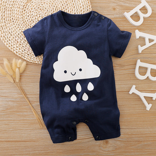 Clouds/ Moon One Piece Bodysuit